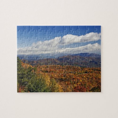 Autumn view of Southern Appalachian Mountains Jigsaw Puzzle