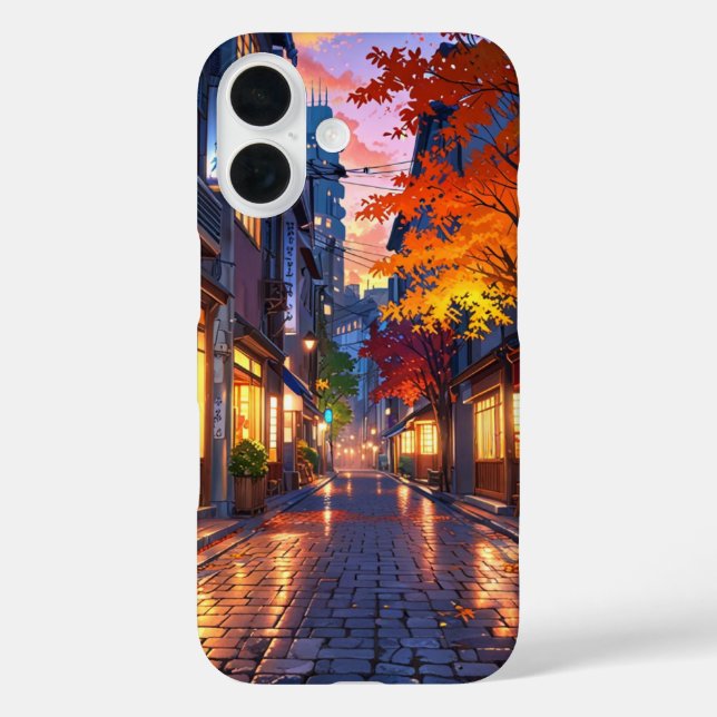 Autumn Village Evening Case-Mate iPhone Case (Back)
