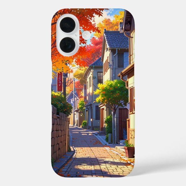 Autumn Village Sunset Case-Mate iPhone Case (Back)