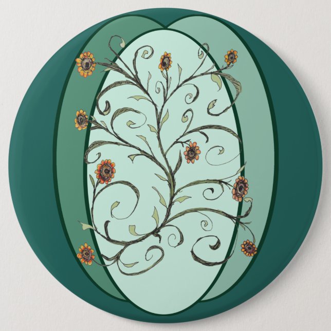 Autumn Vine Button (Front)
