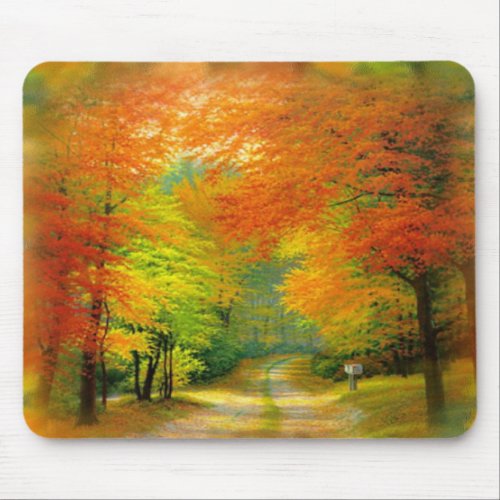 Autumn Walk Mousepad