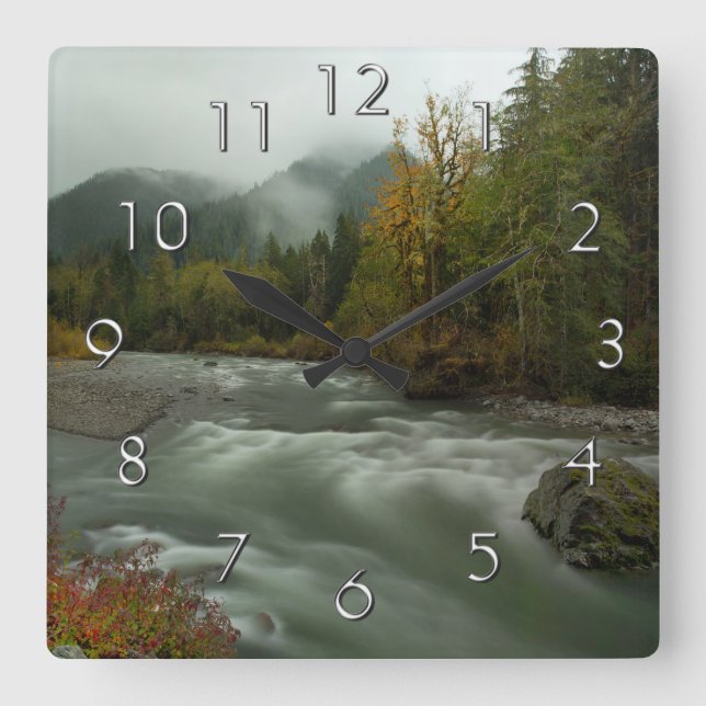 Autumn wall clock (Front)