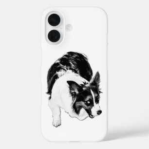 Autumn Watchful Pup iPhone 16 Case