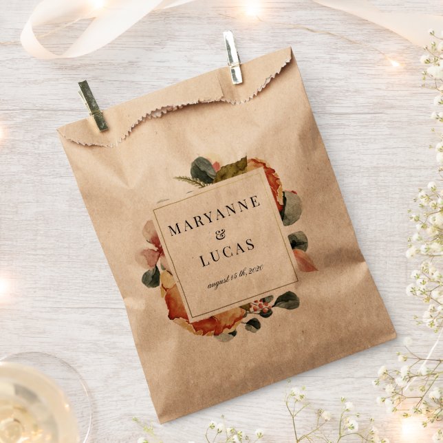 autumn watercolor foliage monogram thank you favor bag (Clipped)