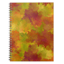 Autumn Watercolor Journal – Fall Colors Background