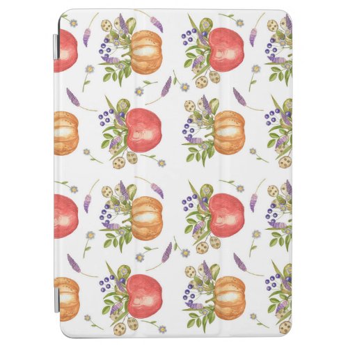 Autumn Watercolor Seamless Composition iPad Air Cover