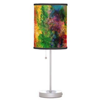 Autumn Watercolor Splash Lamp Shade by GG Burns