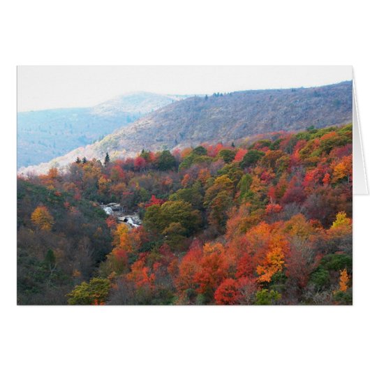Autumn Waterfall Cards (Front Horizontal)