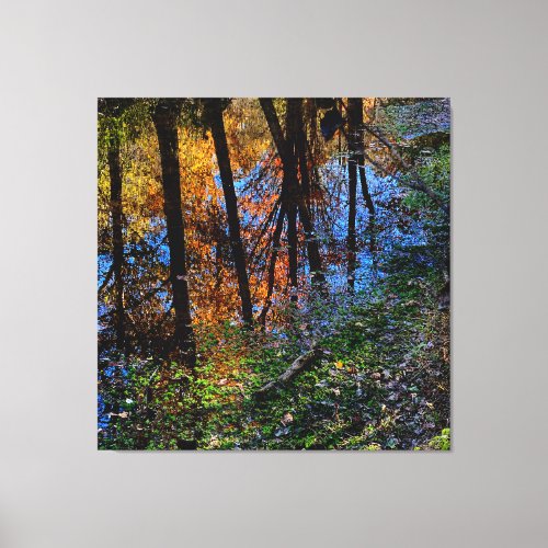 Autumn Waters Canvas Print