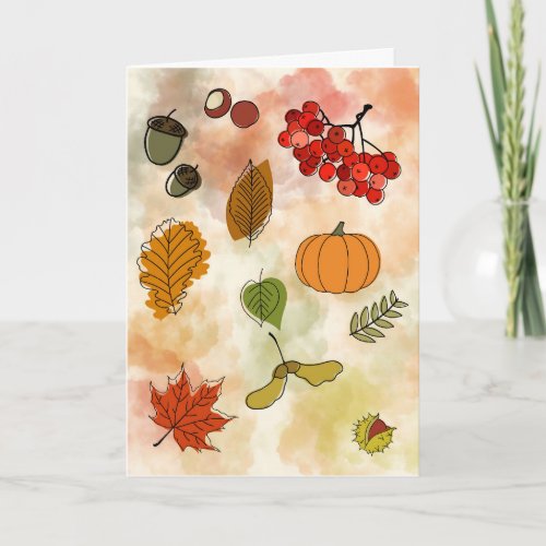 Autumn weather is better together  card