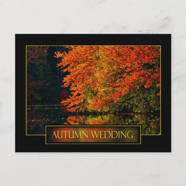 Autumn Wedding Invitation (Front)