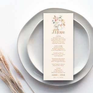 Autumn Wedding Menu