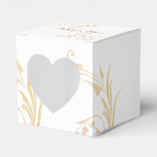 Autumn Wedding Swirl Favor Boxes