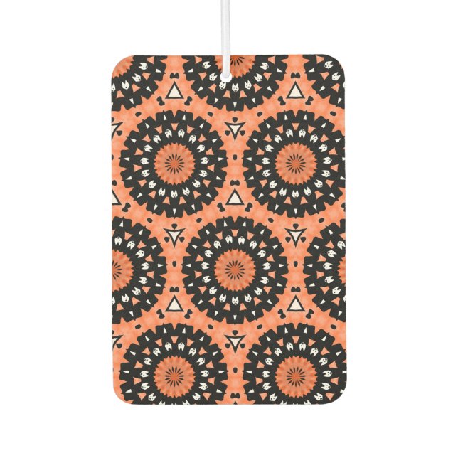 Autumn Westie Floral  Air Freshener (Front)