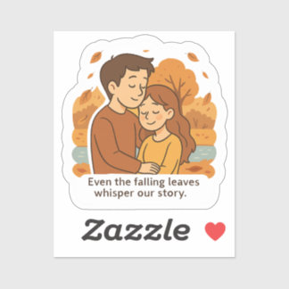 Autumn Whisper of Love Sticker