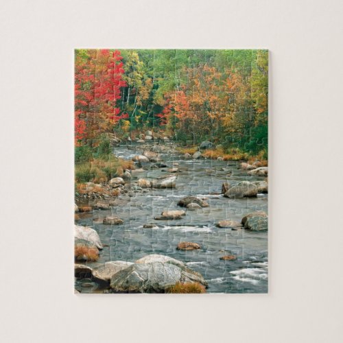 Autumn White Mountains New Hampshire Jigsaw Puzzle