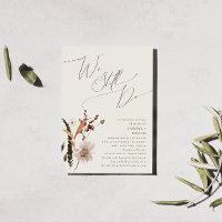 Autumn Wildflower Beige We Still Do Vow Renewal