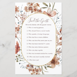 Autumn Wildflowers Find the Guest game