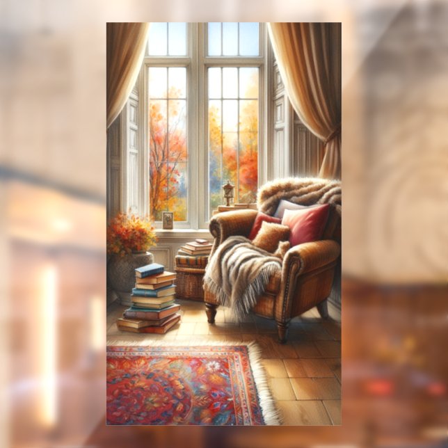 Autumn Window View Window Cling (Sheet 2)