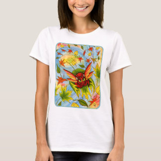 Autumn Winds Fairy Cat Fantasy Art Shirt