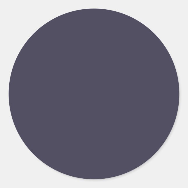 Autumn Winter Color Eclipse Classic Round Sticker (Front)