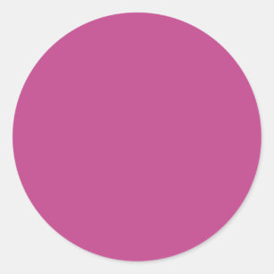 Autumn Winter Color Rose Violet Classic Round Sticker