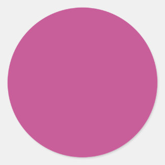 Autumn Winter Color Rose Violet Classic Round Sticker