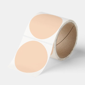 Autumn Winter Color Tender Peach Classic Round Sticker