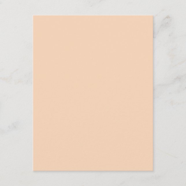 Autumn Winter Color Tender Peach Enclosure Card (Front)