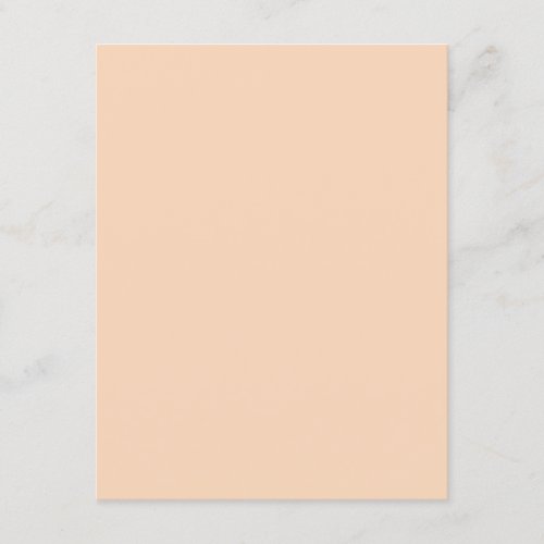 Autumn Winter Color Tender Peach Enclosure Card