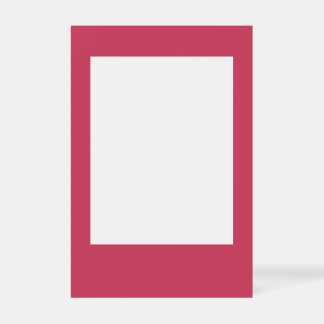 Autumn Winter Color Viva Magenta Selfie Frame