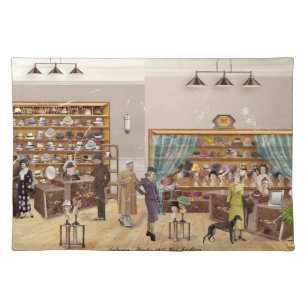 Autumn - Winter Fashion, 1934 Cloth Placemat