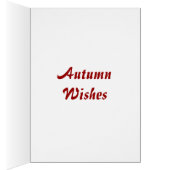 AUTUMN WISHES CARDS (Inside (Right))