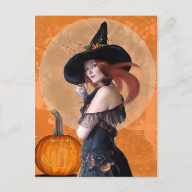 Autumn Witch (Postcard) Postcard (Front)