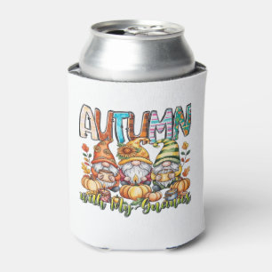 Autumn With My Gnomes Classic T-Shirt.png Can Cooler