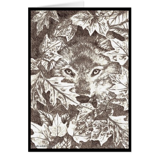 Autumn Wolf Cards (Front)