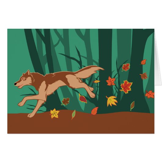 Autumn Wolf Cards (Front Horizontal)