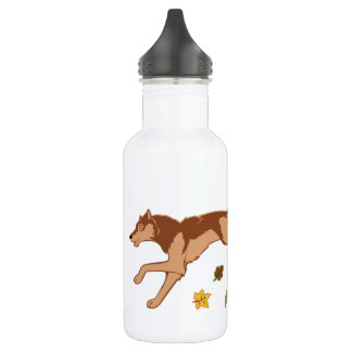 Autumn Wolf Water Bottle