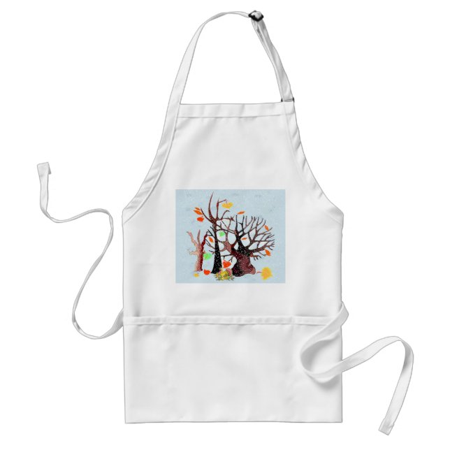 Autumn Wonderland - Adult Apron (Front)