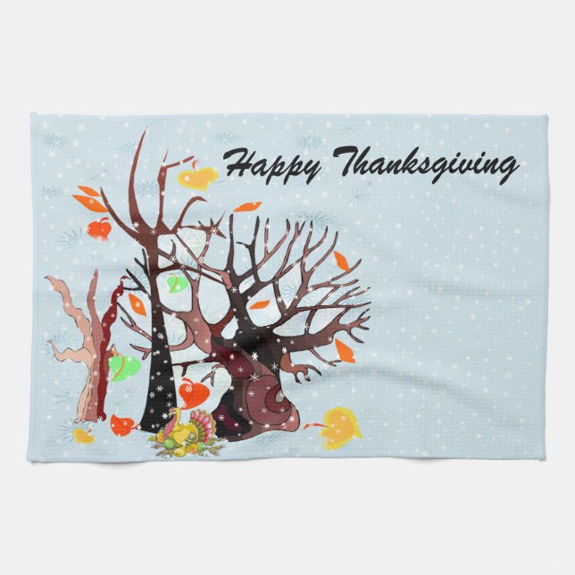 Autumn Wonderland - Kitchen Towel (Horizontal)