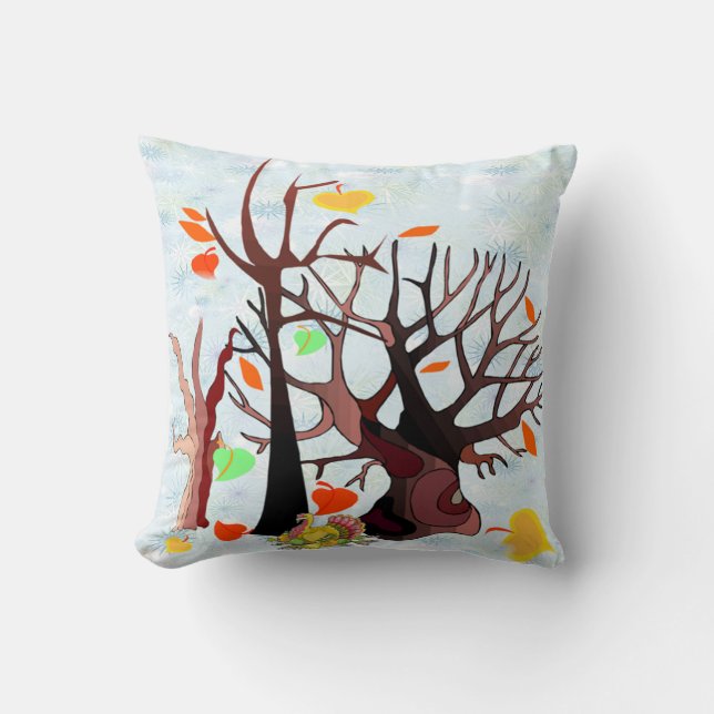 Autumn Wonderland - Throw Pillow (Front)