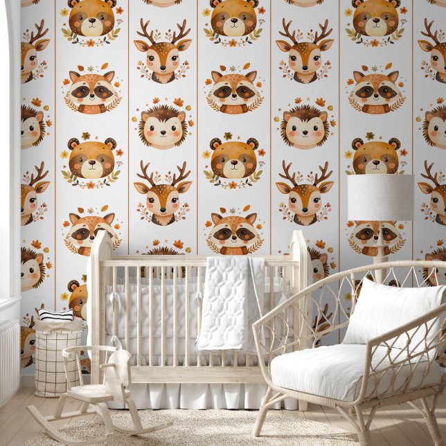 Autumn Woodland Animals Wallpaper (Kids)