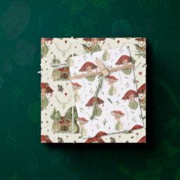 Autumn Woodland Fairy Mushrooms | Three Pack Wrapping Paper Sheets