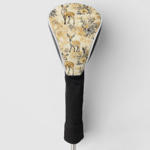 Autumn Woodland Fawn Pattern Golf Head Cover