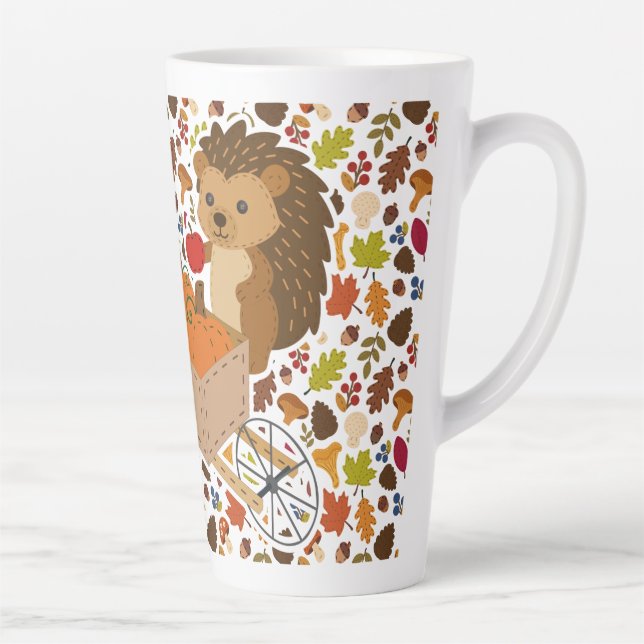 Autumn Woodland Friends 17oz Latte Mug (Right)
