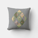 autumn woodland  throw pillow