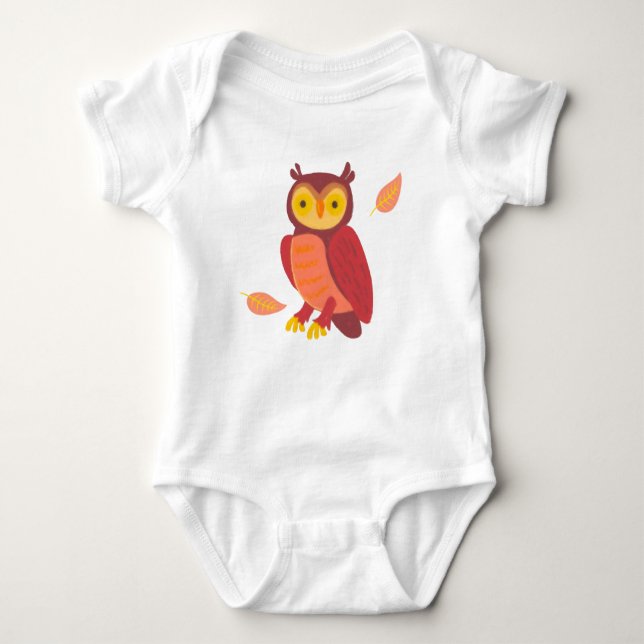 Autumn Woods Baby Bodysuit (Front)
