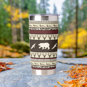 Autumn woods insulated tumbler