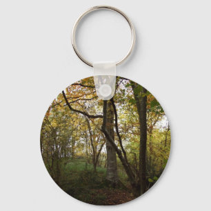 Autumn Woods Keychain