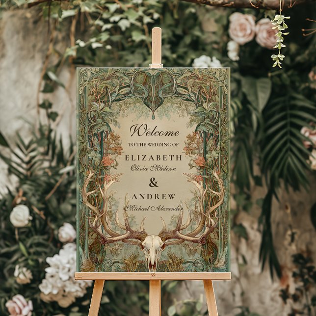 Autumn Woods Rustic Wedding Foam Board (Creator Uploaded)